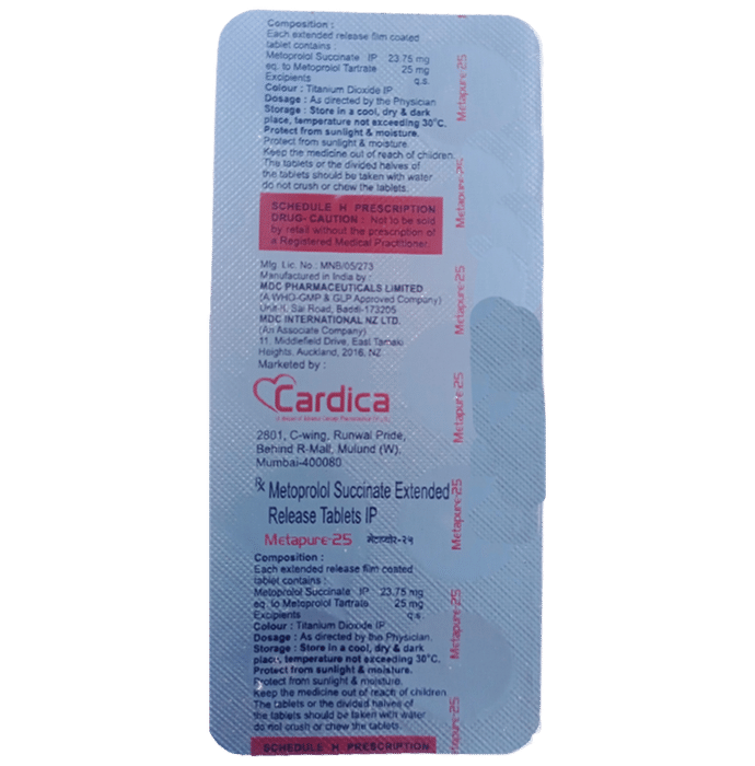 Metapure 25 Tablet ER