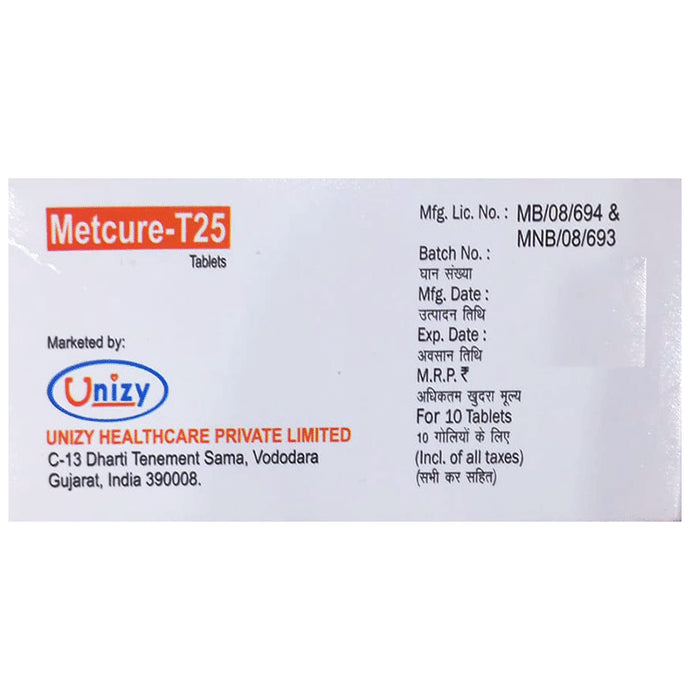 Metcure-T 25 Tablet ER