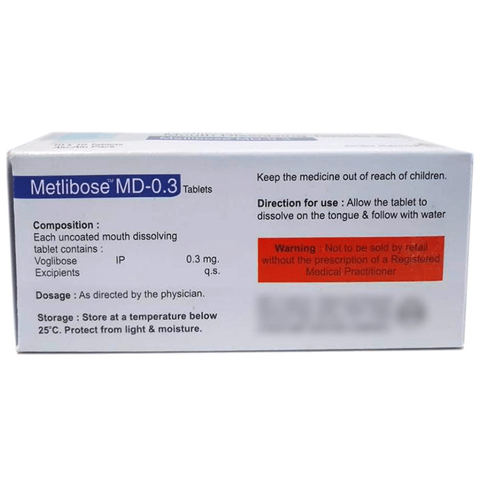 Metlibose 0.3mg Tablet MD