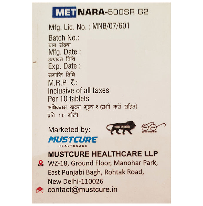 Metnara 500SR G2 Tablet