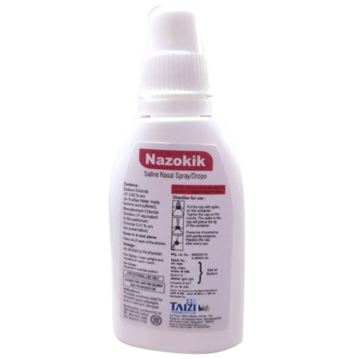 Nazokik Saline Nasal Spray/Drops