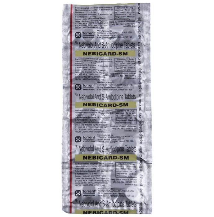 Nebicard-SM Tablet