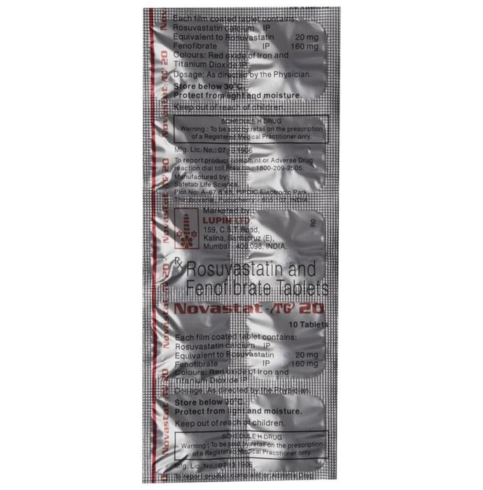 Novastat-TG 20 Tablet