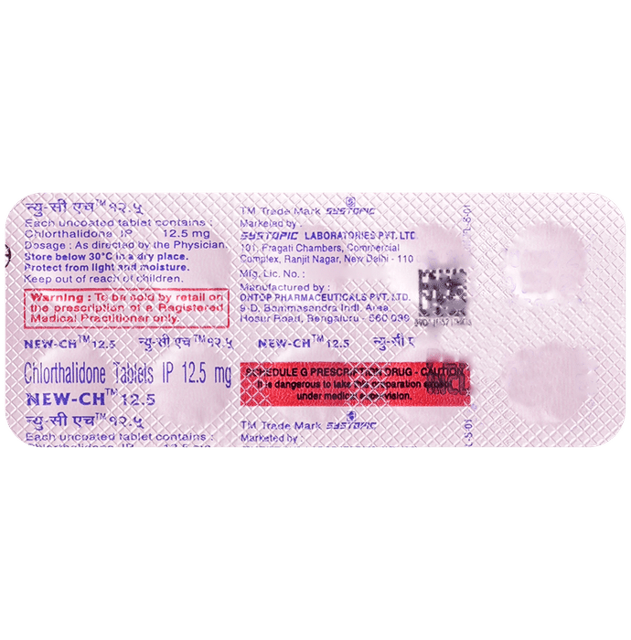 New CH 12.5mg Tablet