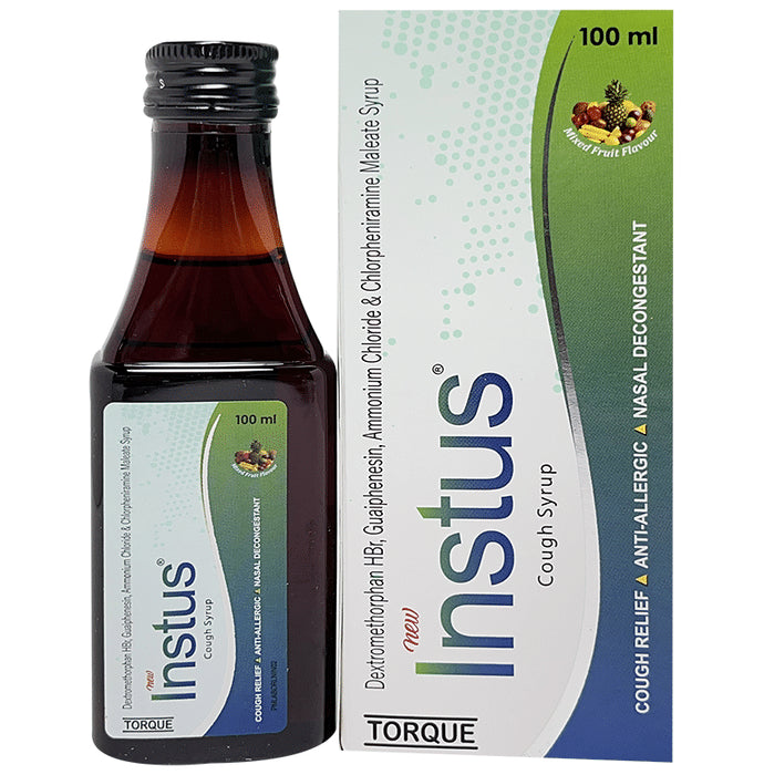 New Instus Cough Syrup Mixed Fruit