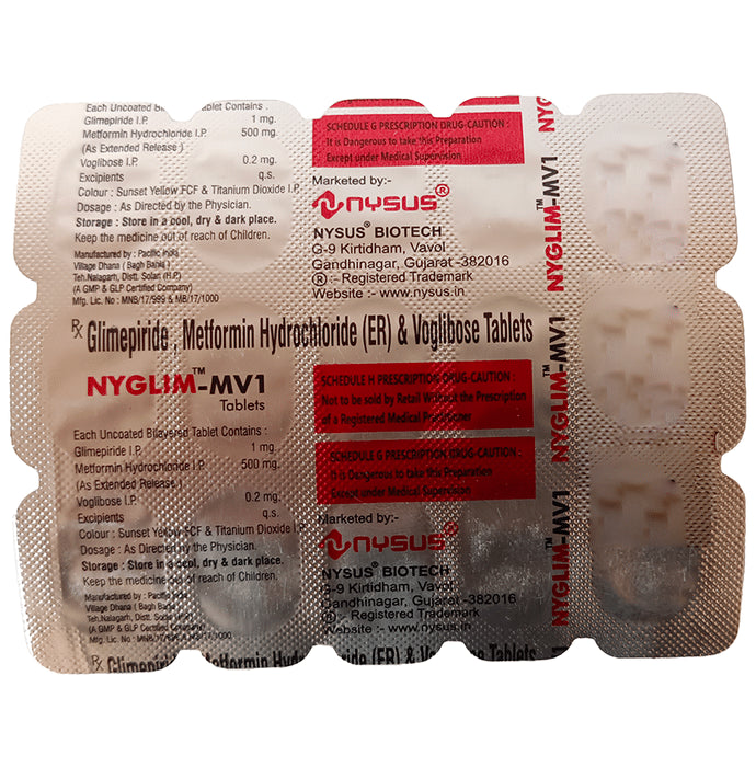 Nyglim-MV 1 Tablet ER