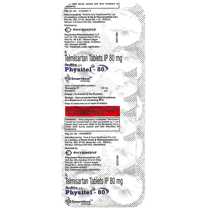 Physitel 80 Tablet