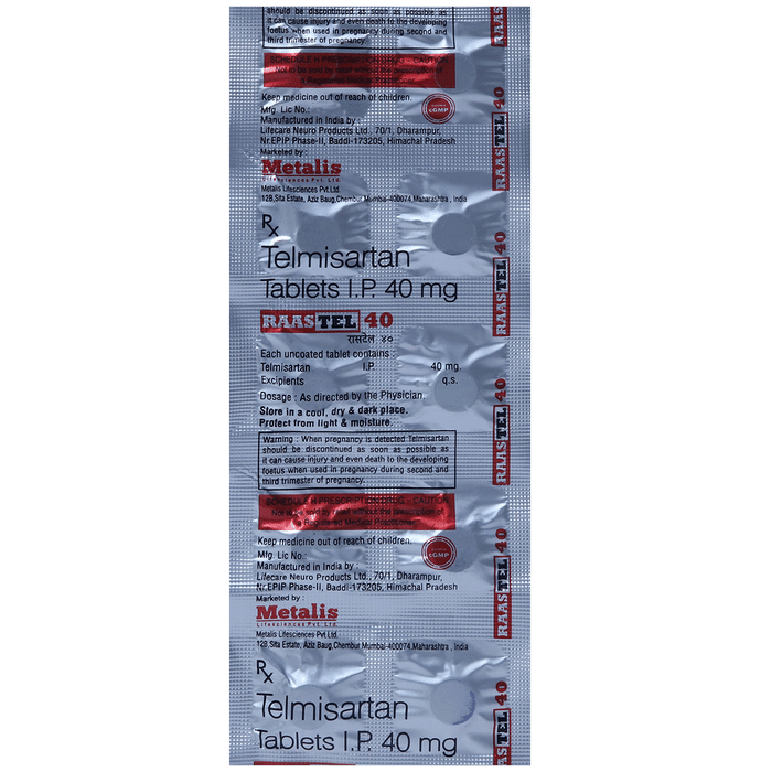 Raastel 40mg Tablet