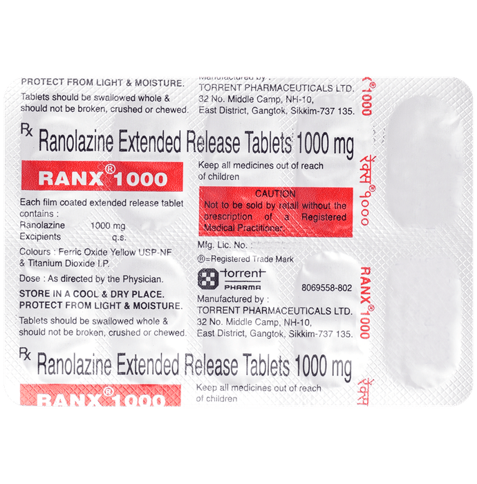 Ranx 1000 Tablet ER