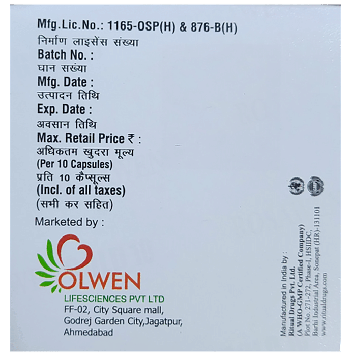 Rosawen Gold 10 Capsule