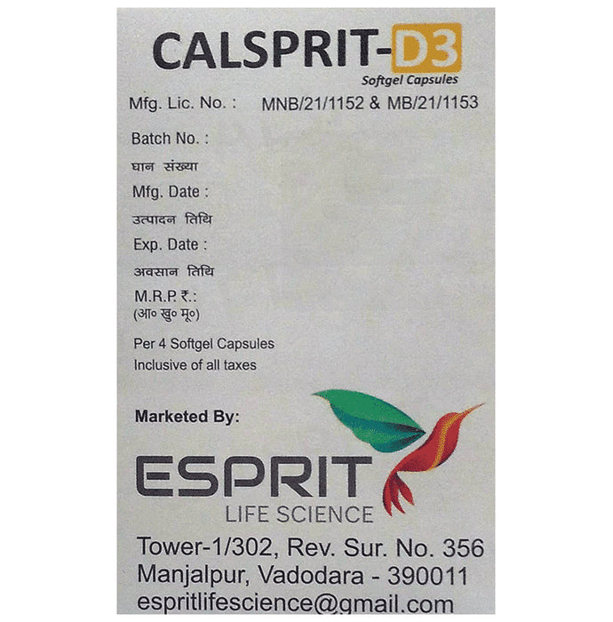 Calsprit-D3 Softgel Capsule