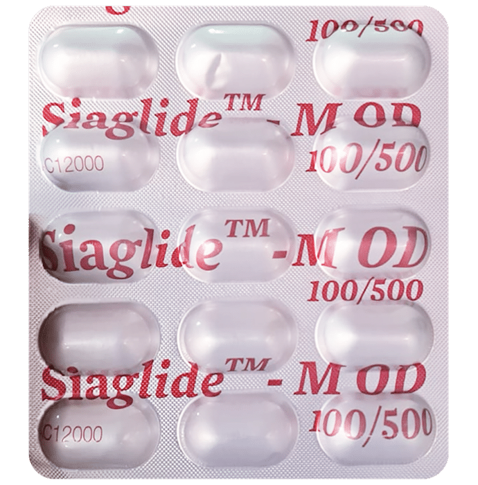 Siaglide-M OD 100mg/500mg Tablet PR