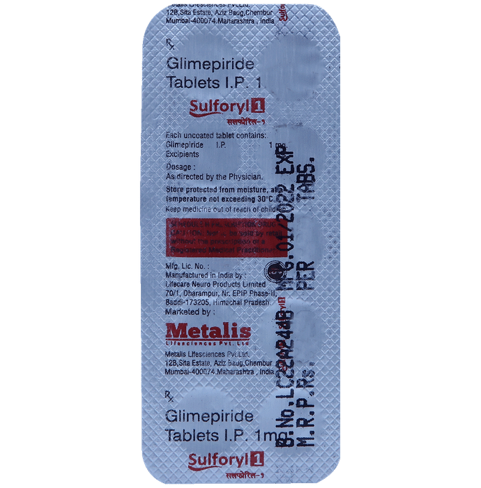 Sulforyl 1mg Tablet