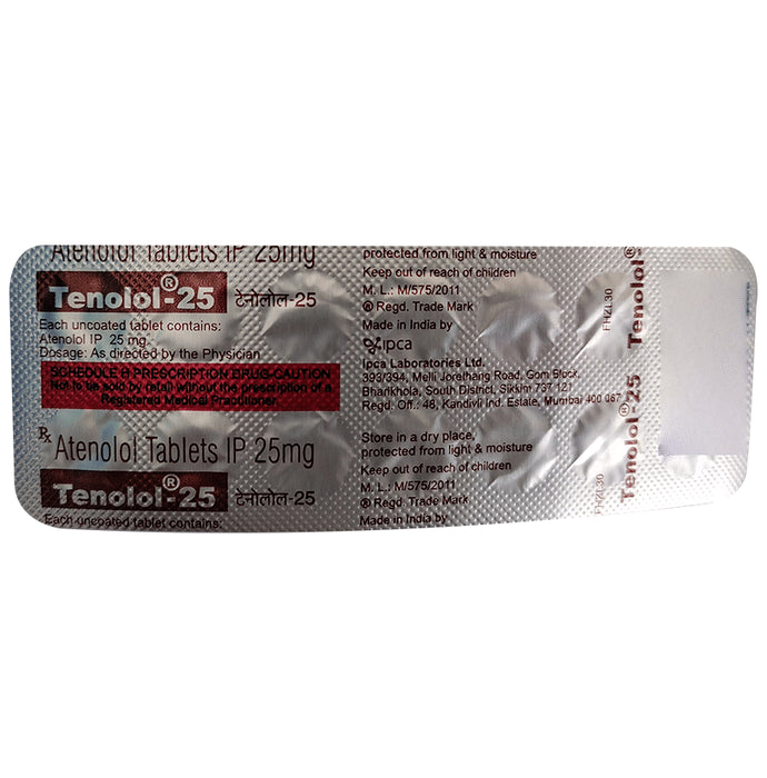 Tenolol 25 Tablet