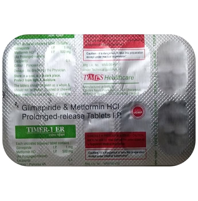 Timer 1 ER Tablet - Classic Derma