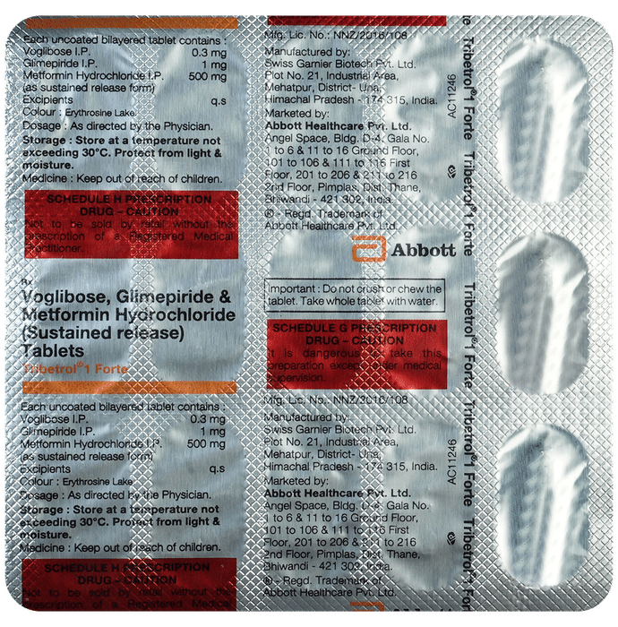 Tribetrol 1 Forte Tablet SR