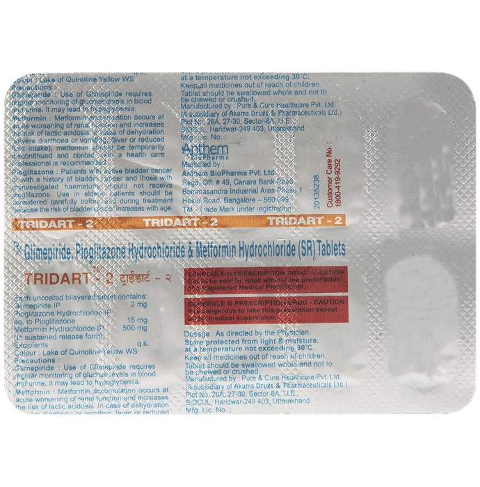 Tridart 2mg Tablet