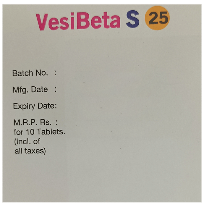 VesiBeta S 25 Tablet ER