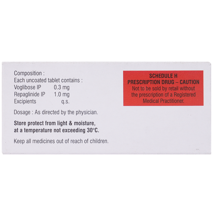 Voglimac R HD 1mg/0.3mg Tablet