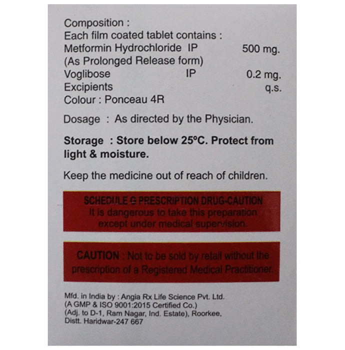 Voglimeal M 0.2 Tablet SR