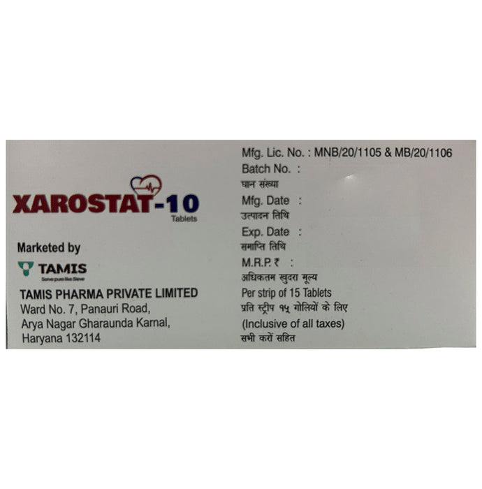 Xarostat 10 Tablet