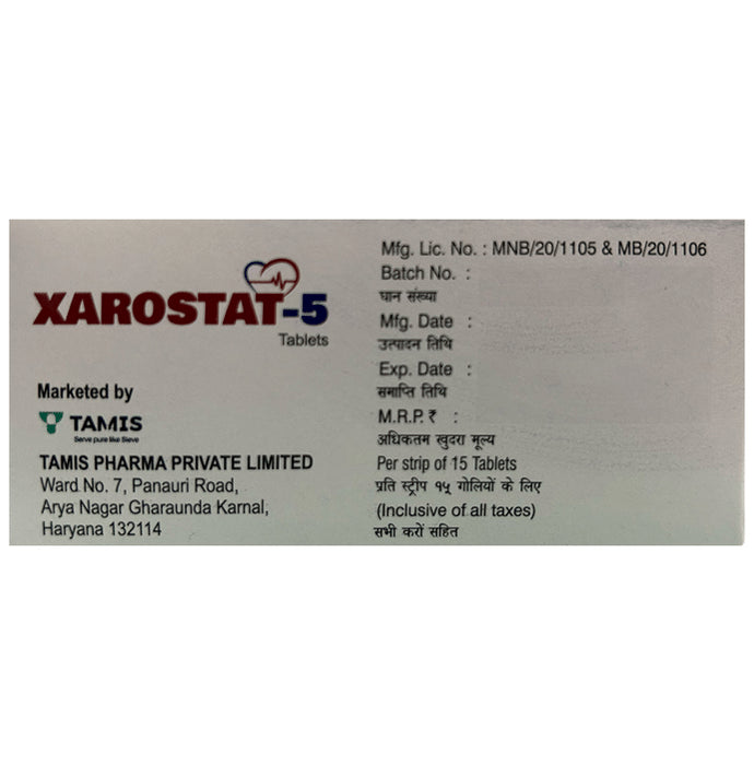 Xarostat 5 Tablet