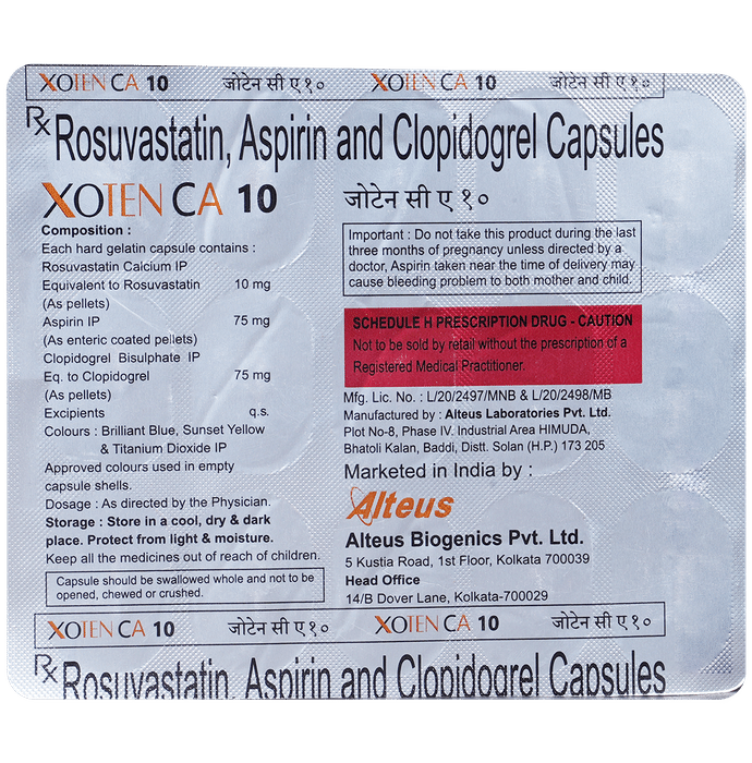 Xoten CA 75mg/10mg/75mg Capsule