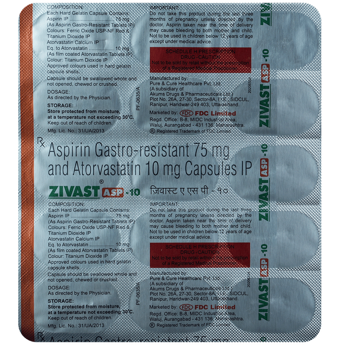 Zivast ASP 10 Capsule