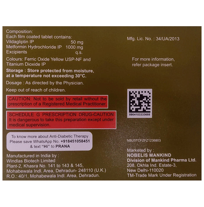 Zukanorm M 1000 Tablet