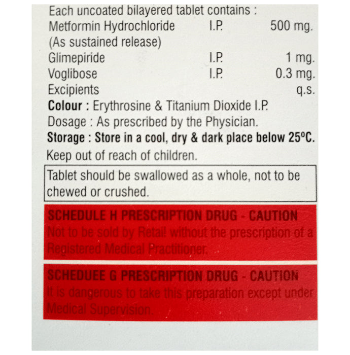 Zymride MV 1 Tablet SR