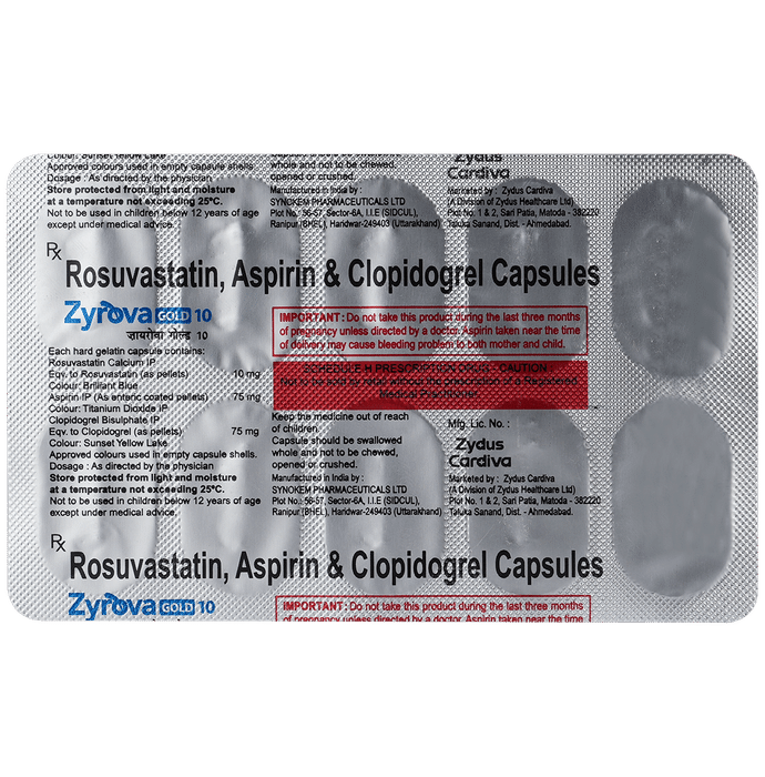 Zyrova Gold 10 Capsule