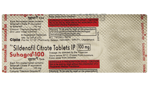 Suhagra 100mg Tablet