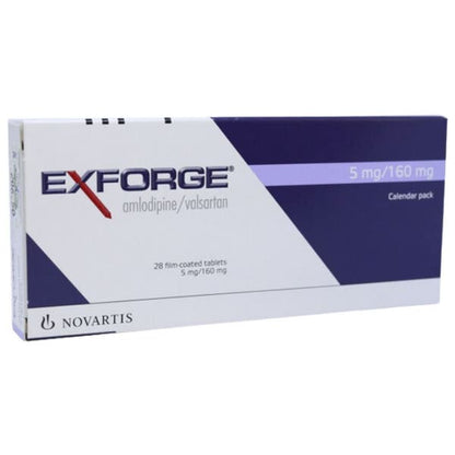 Exforge 5 mg/160 mg Tablet