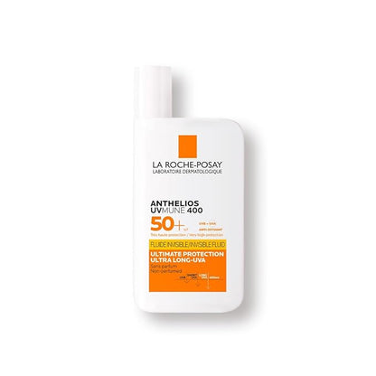 La Roche-Posay Anthelios Uvmune 400 Spf 50+ Invisible Fluid Water + Sweat Resistant, 50Ml, All - Classic derma
