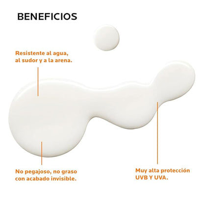 La Roche-Posay Anthelios Uvmune 400 Spf 50+ Invisible Fluid Water + Sweat Resistant, 50Ml, All