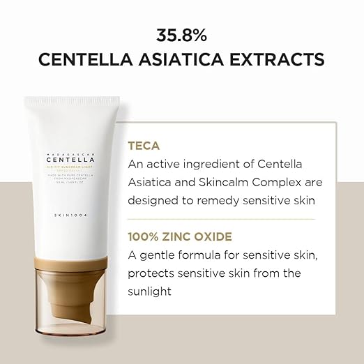 1004 Centella Air-Fit Suncream SPF50+ PA++++