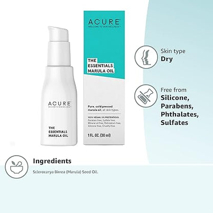 Acure The Essentials Marula for Dry Skin & Hair Oil