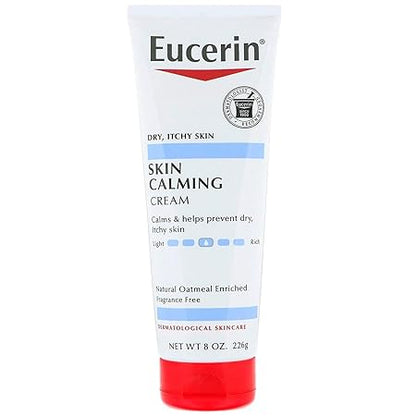 Eucerin Skin Calming Daily Moisturizing Creme - 8 Oz - Classic derma