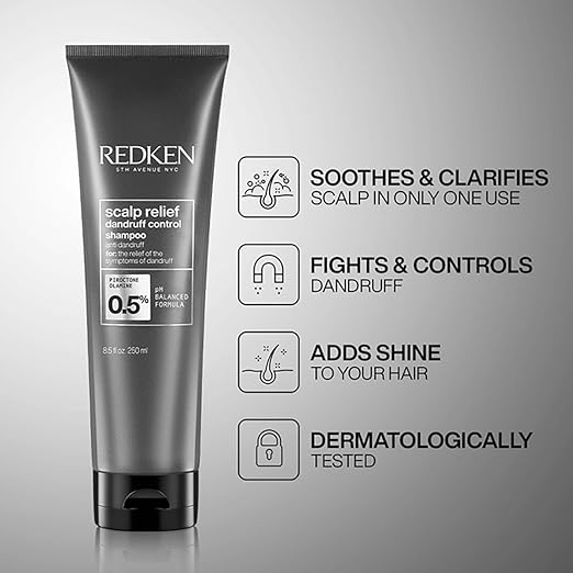 Redken Scalp Relief Anti-Dandruff Shampoo With Pyrithione Zinc