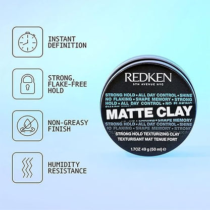 Redken Matte Clay Strong Hold,