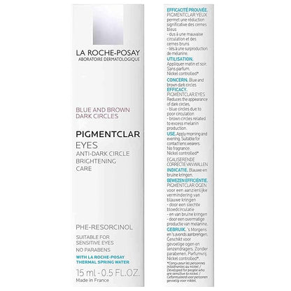 La Roche-Posay Pigmentclar Dark Circles Eye Cream with Caffeine, 0.5 FL Oz
