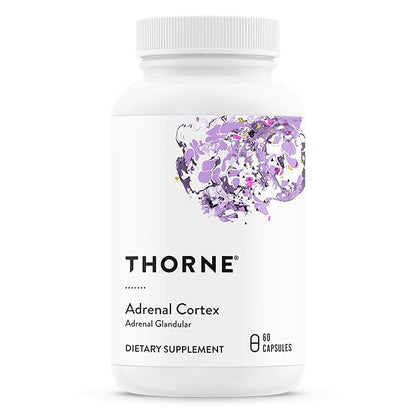 Thorne Research, Adrenal Cortex, 60 Vegetarian Capsules - Classic Derma