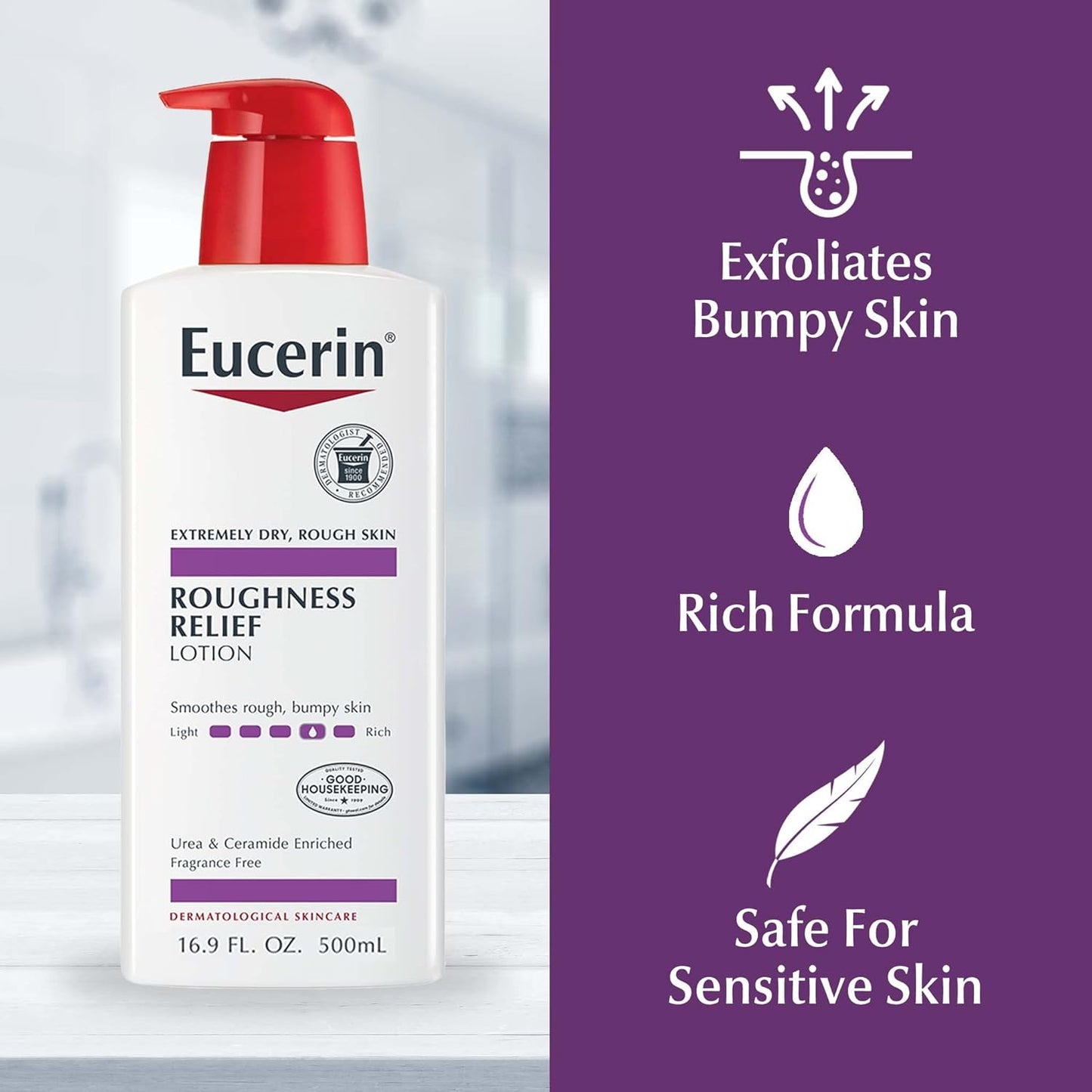 Eucerin Eucerin Roughness Relief Lotion, 16.9 Fluid Ounce