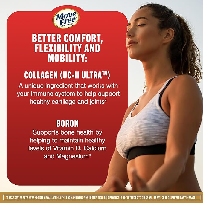 Schiff Ultra Joint Supplement with Collagen and Hyaluronic Acid, 30 Count