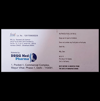 100 Percee Chewable Tablet