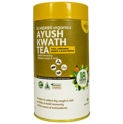 18 Herbs Organics Ayush Kwath Tea Bag (1.5gm Each) - Classic Derma
