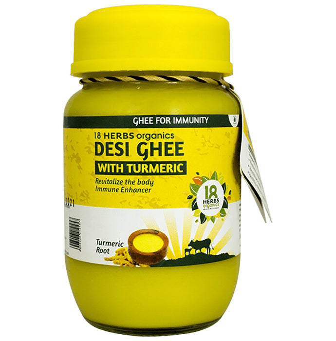18 Herbs Organics Desi Ghee with Turmeric - Classic Derma