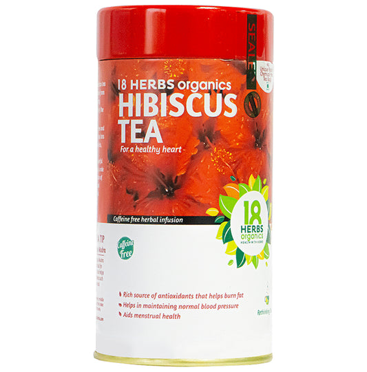 18 Herbs Organics Hibiscus Tea Bag (1gm Each) - Classic Derma