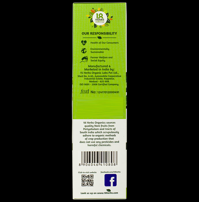 18 Herbs Organics Noni Fruit Fresh Juice Concentrate