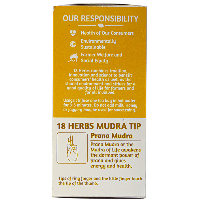 18 Herbs Organics Indian Turmeric Tea Bag (1.5gm Each)